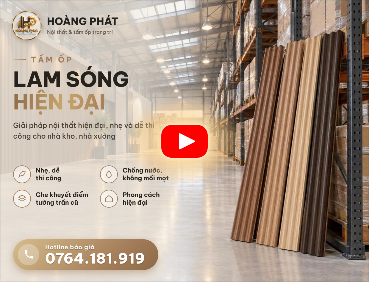 Tấm ốp lam sóng - Hoàng Phát