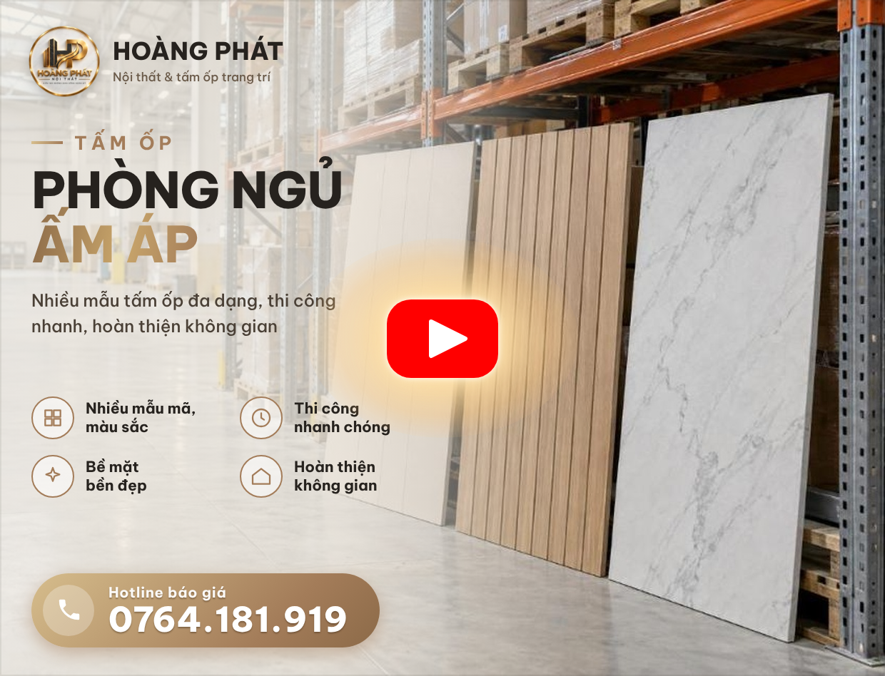 Tấm ốp phòng ngủ - Hoàng Phát